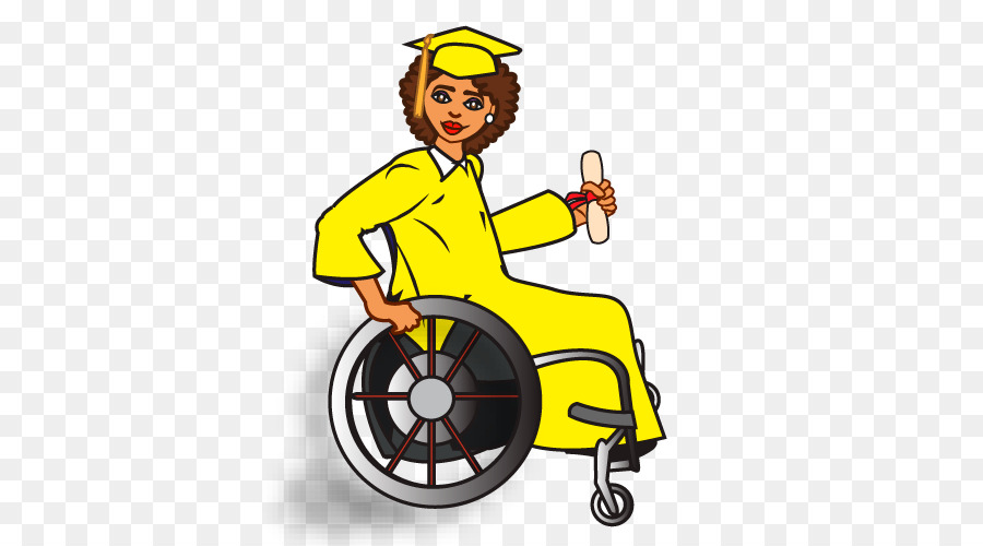 Rollstuhl clipart Behinderung Emoji Besonderen Bedürfnissen - stolze person auf der Suche im Spiegel