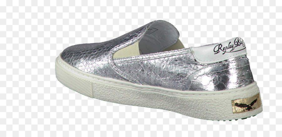 Slip on Schuh Produkt design Cross training - Silber sneakers Schuhe für Frauen