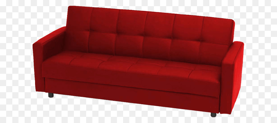 Couch-Sofa-Bett-Comfort-Rot - Holz-sofa-Entwürfe