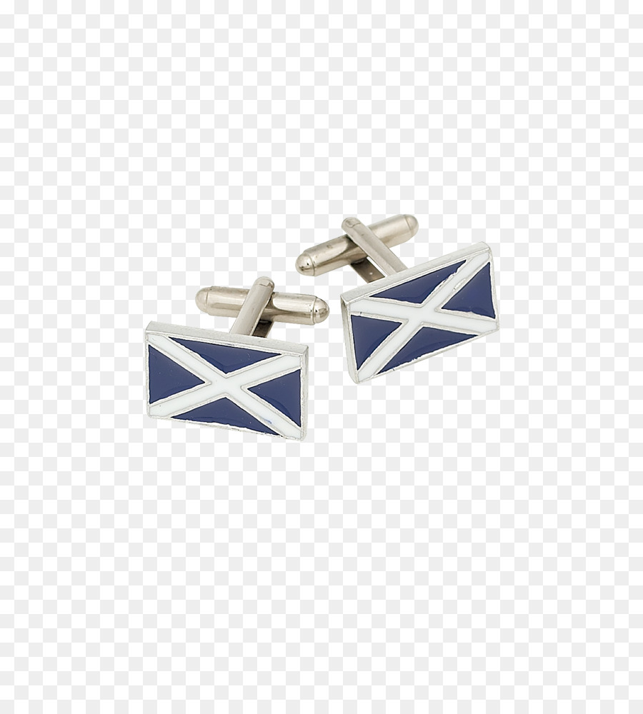 Bandiera della Scozia Gemello Kilt pin Cardo e la Croce di sant'andrea con Fibbia Nera e Smalto Blu - di metallo lunga calzascarpe