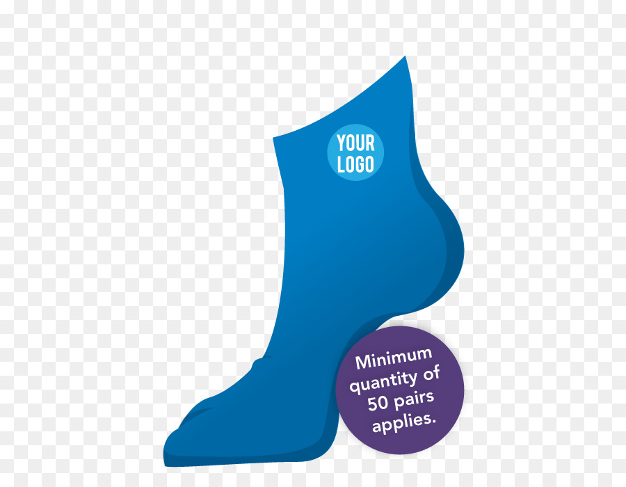 Produkt design Schuh Marke Schrift - Knöchel Socken
