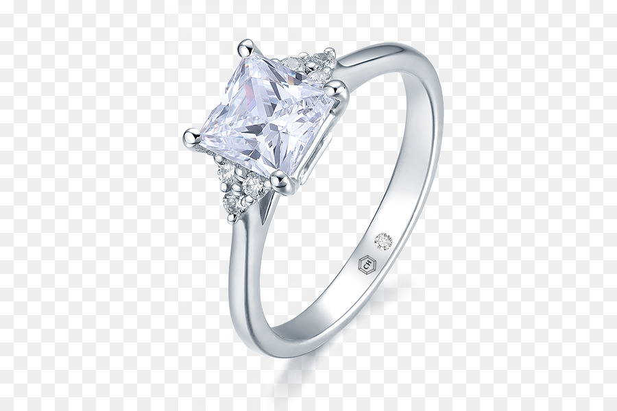 Verlobungsring Ehering Diamant Solitär - Poliert roh Diamant ring