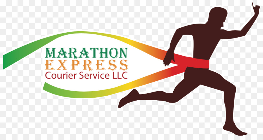 Marathon Express Courier Services LLC Körperliche fitness Logo Übung das Menschliche Verhalten - Kurier express