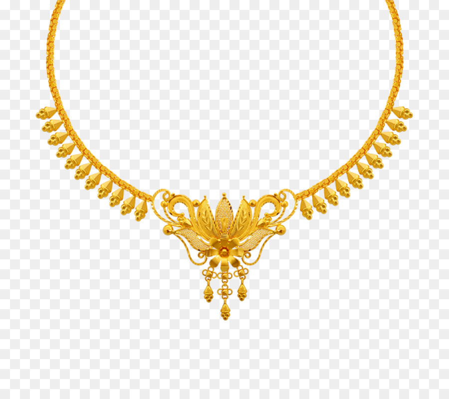 Ohrring Halskette Schmuck Charms & Anhänger Edelstein - 22k gold Halskette