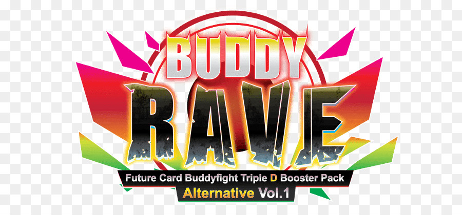 Future Card BuddyFight Buddy Rave Booster Box BFE-D-BT01A Logo Marke Schriftart - kämpfen crimson Fäuste