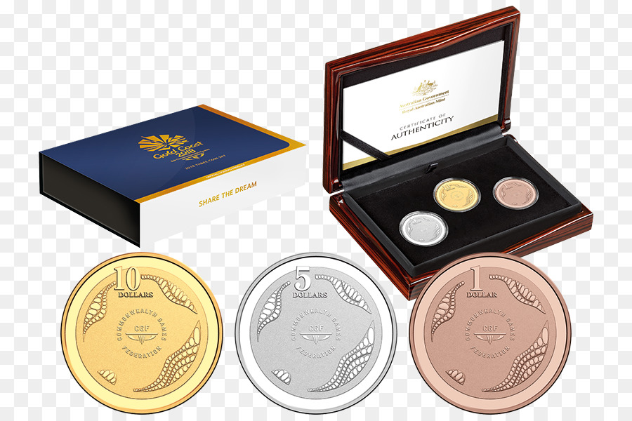 2018 Giochi del Commonwealth Royal Australian Mint Gold Coast Medaglia Prova di conio - gioco medaglia