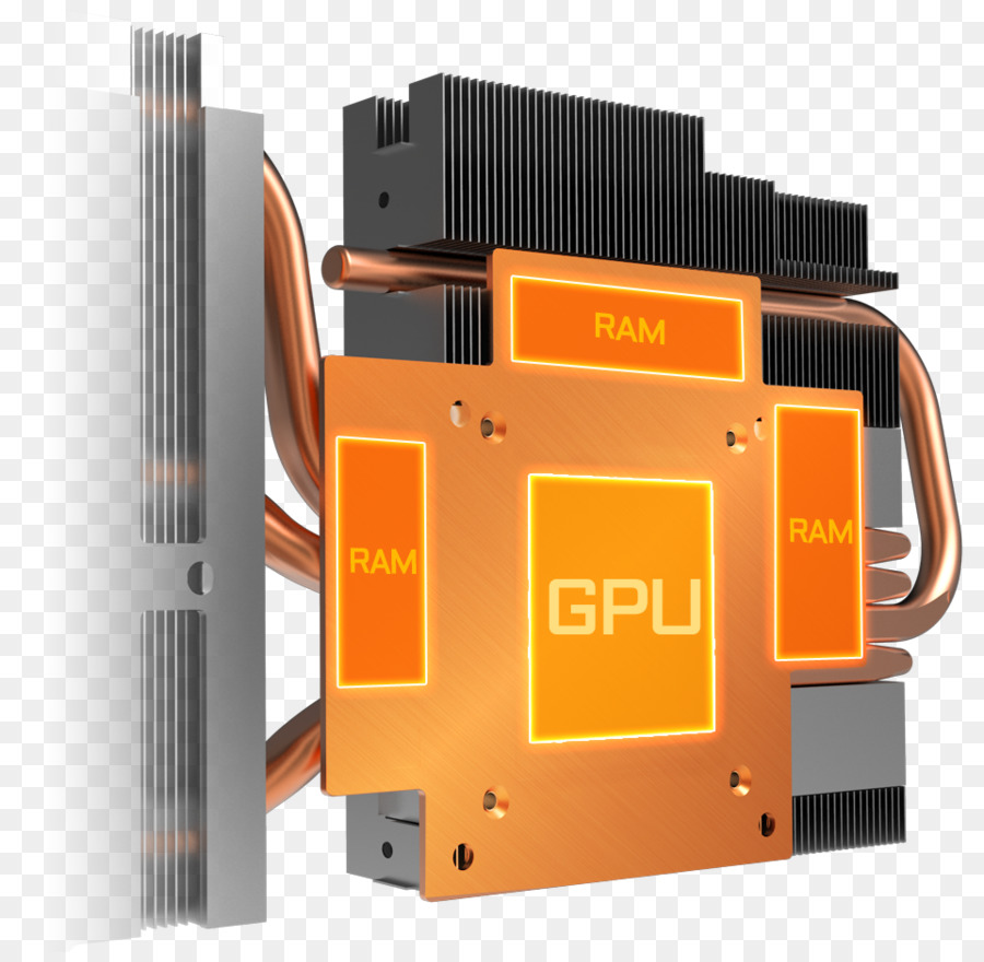Grafikkarten & Video-Adapter GeForce Graphics processing unit, Kühlkörper Gigabyte Technology - gpu Kühlkörper