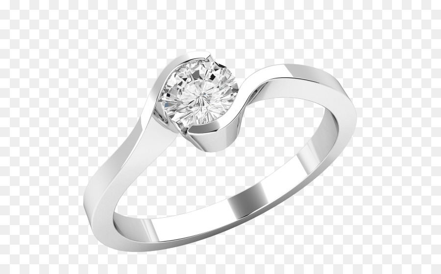 Anello di nozze taglio Princess anello di Fidanzamento con Diamante taglio - anelli di diamanti donne