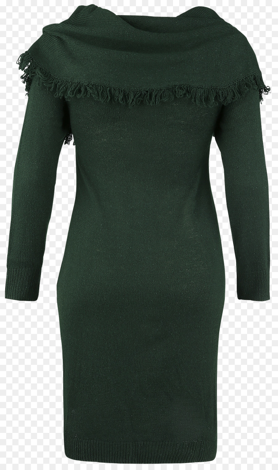 LITEX Kleid der Frauen mit křidélkovým ärmel. 90304901 schwarz M-Shoulder-Kleid - cowl neck Pullover Kleider