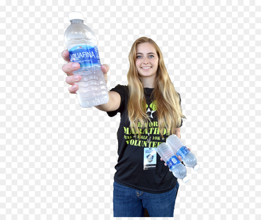 La scrittura Portale Guamaré News Air Force Maratona bottiglia di Plastica Bottiglia di acqua New Balance - air force maratona