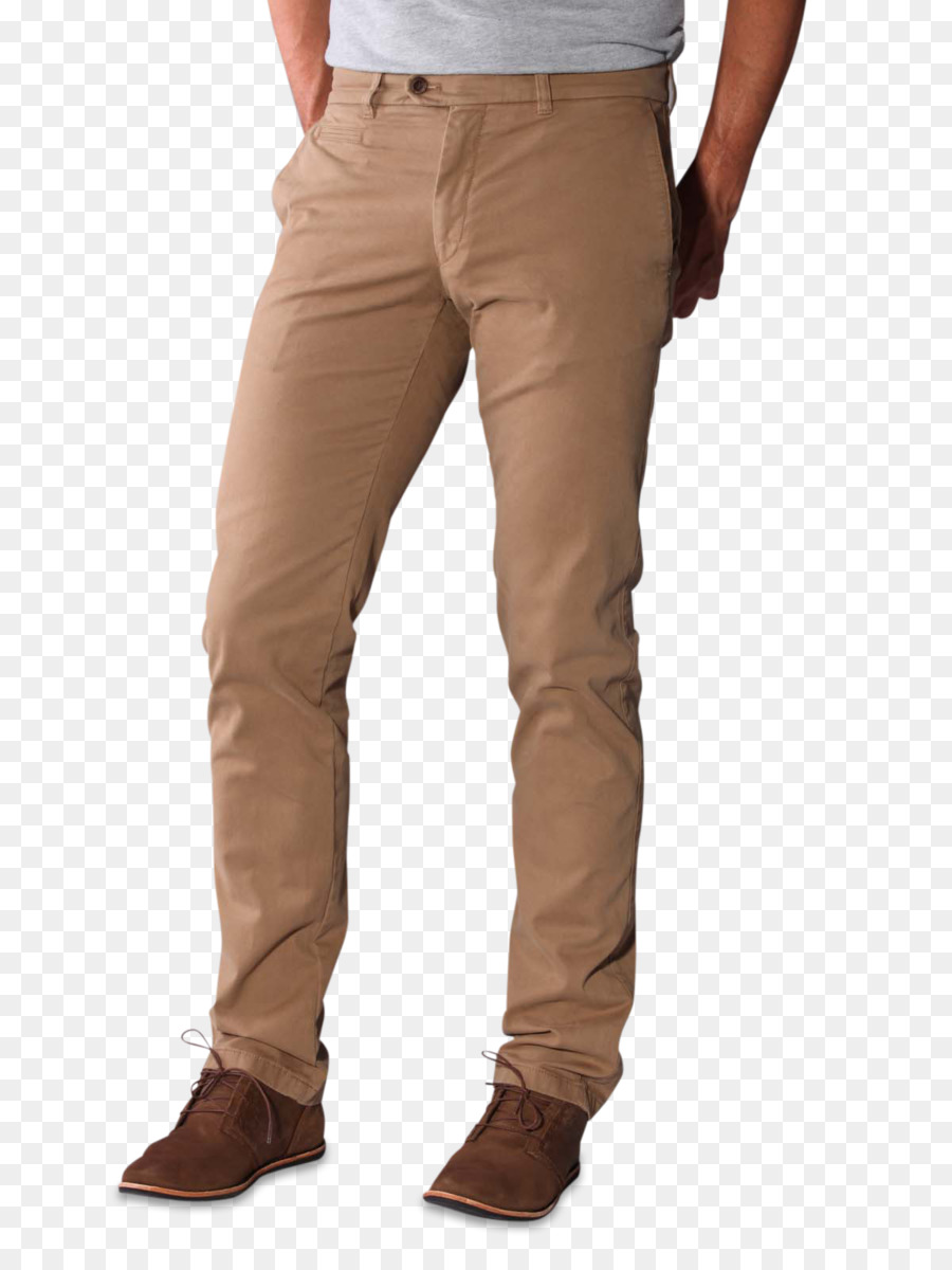 Pantaloni Jeans Khaki Toffee Gratis - marrone jeans uomo