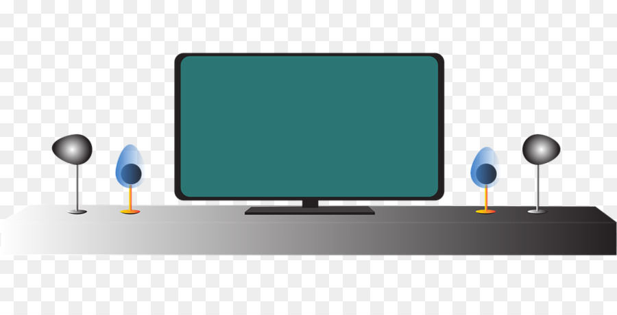 Fernseh-Video-Computer-Monitore Flachbildschirm display - home-Theater-sound-setup