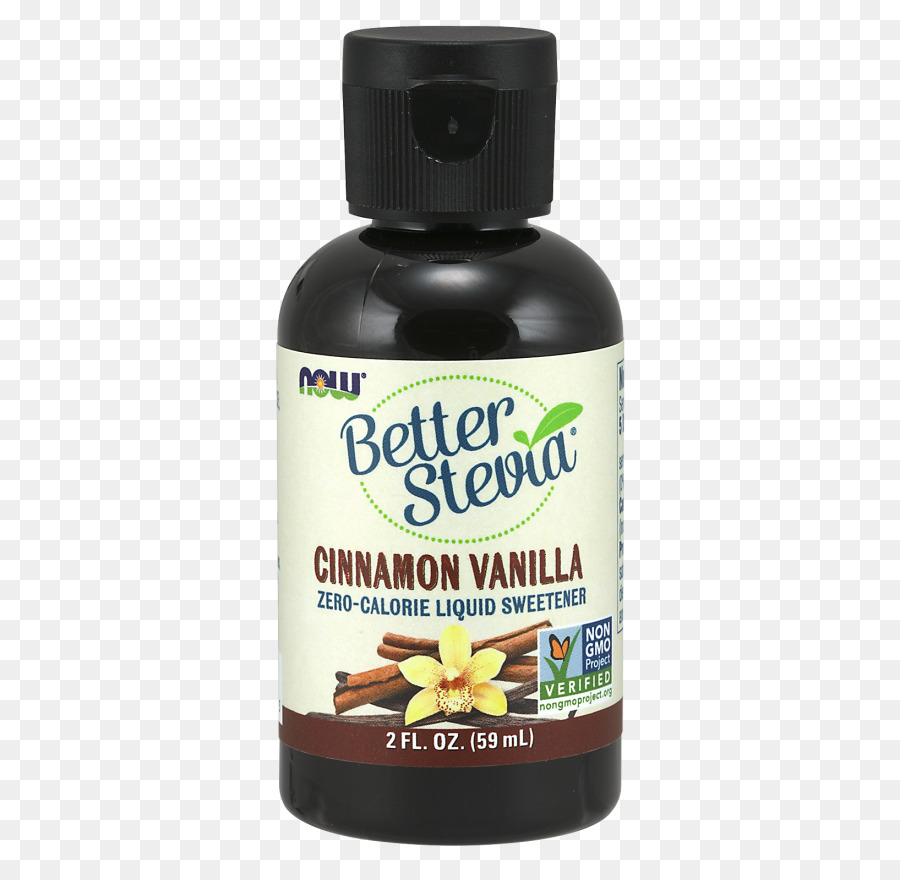 NOW Foods Besser Stevia Flüssig-Wirkstoff, Vanille-Extrakt, Vanille-Extrakt - Zimt-Vanille