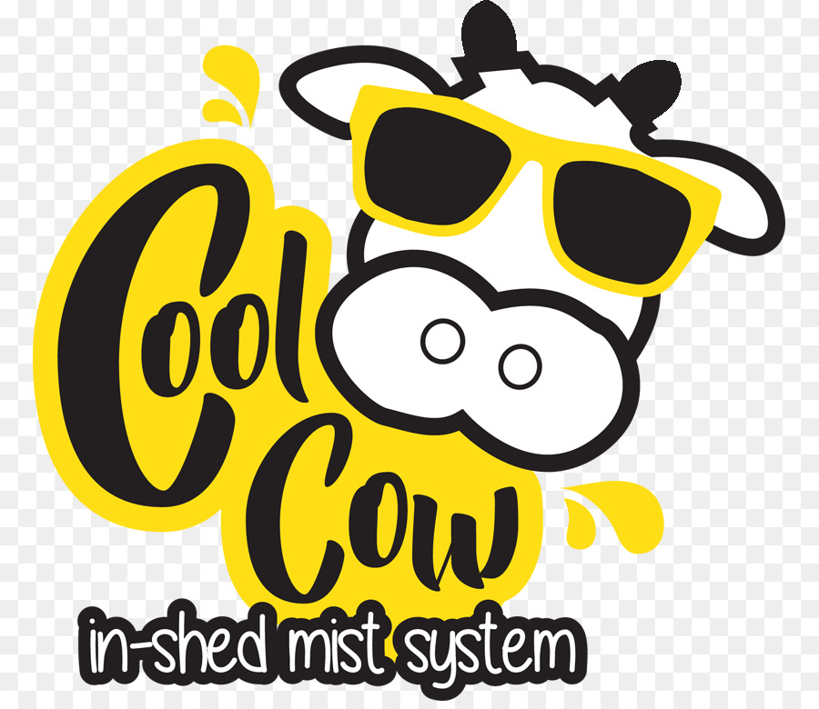 Rinder-clipart-Coole Kühe: der Umgang mit Hitze-Stress in der australischen Molkerei Herden-Logo-Die Gelbe Kuh - Hitzestress, Hitze Gleichung