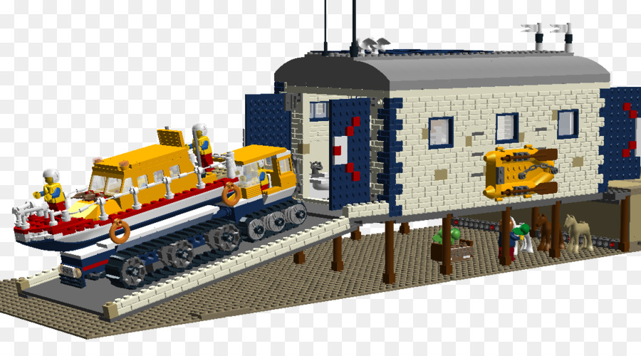 Lego Nhóm Hải quân kiến trúc Xe - lego kéo bộ