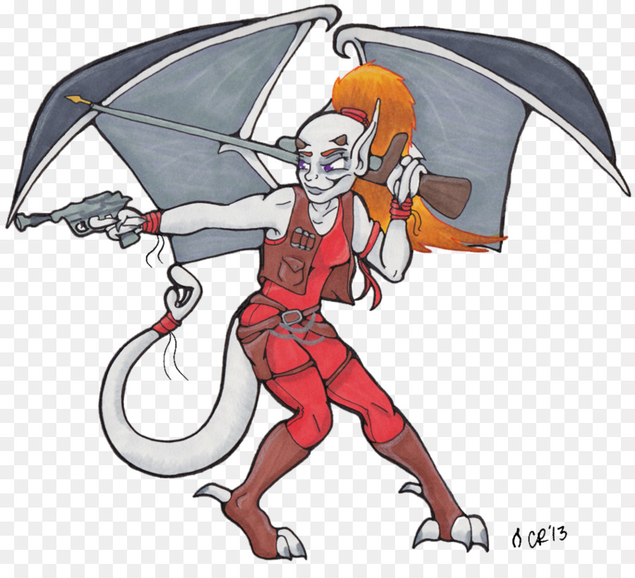Demon Kleidung Accessoires Illustration Cartoon Kostüm - Aurra Sing