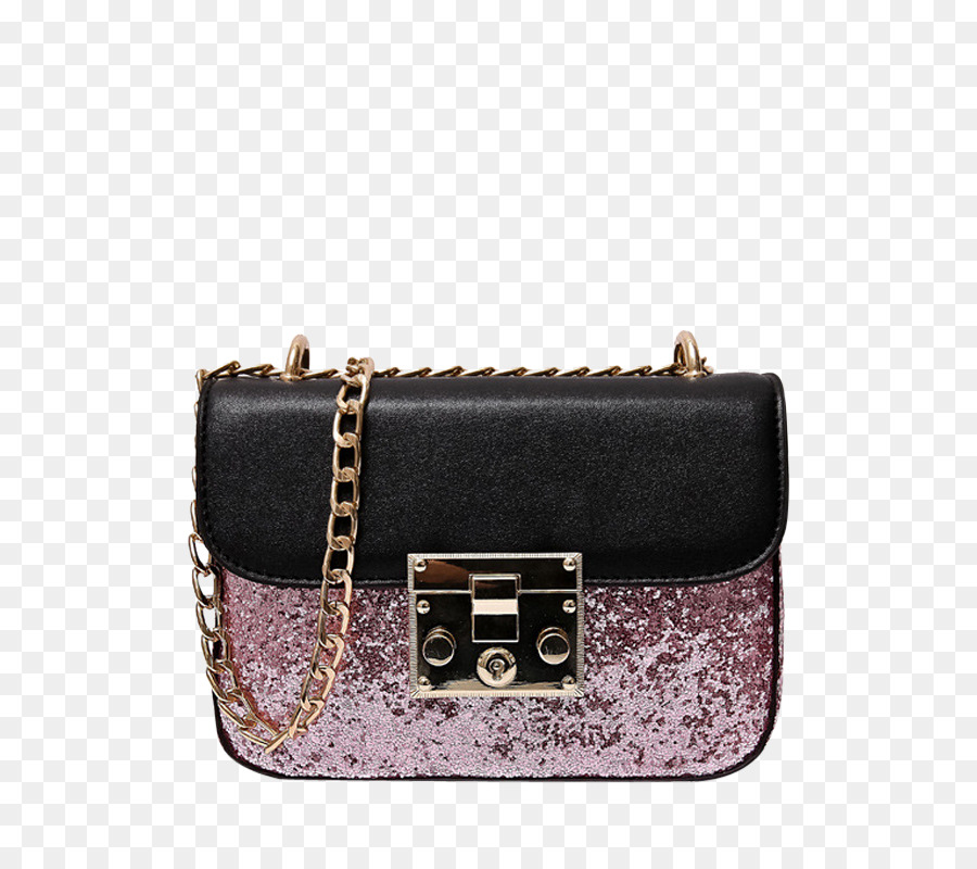 Handtasche Messenger Bags-Leder-Pailletten - Pailletten mini Kleid