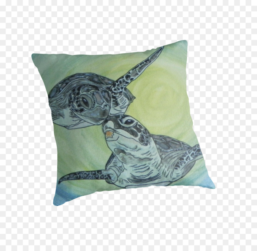 Cuscino Cuscini Turchese - tartaruga di mare di cuscini