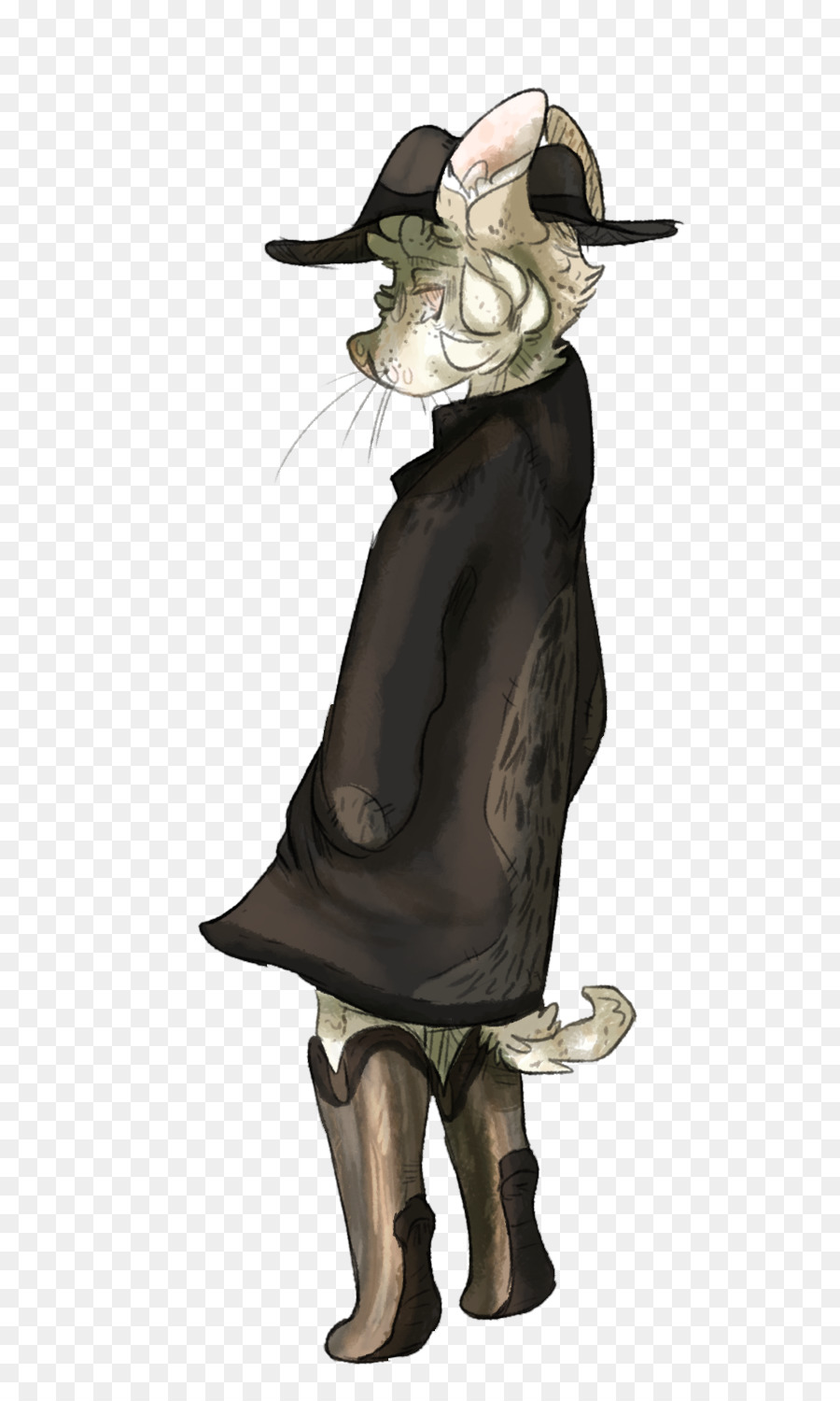 Abbildung Kostüm Cartoon Legendäre Kreatur - Hund field jacket