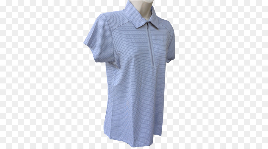 Polo-shirt-Kragen, Ärmel Schulter - Silber flat Kleid Schuhe für Frauen