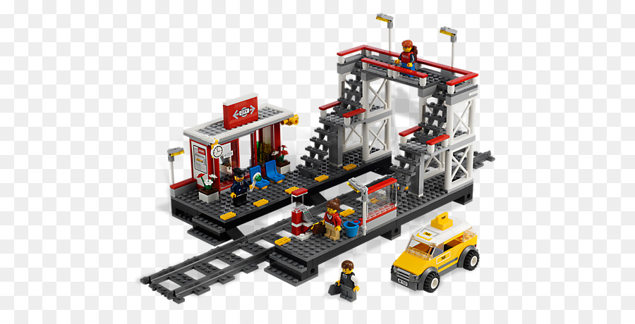 LEGO City 7937 Stazione Ferroviaria di LEGO 60050 la Stazione Ferroviaria di Lego Treni LEGO City 60051 ad Alta Velocità, Treno Passeggeri - lego gru set