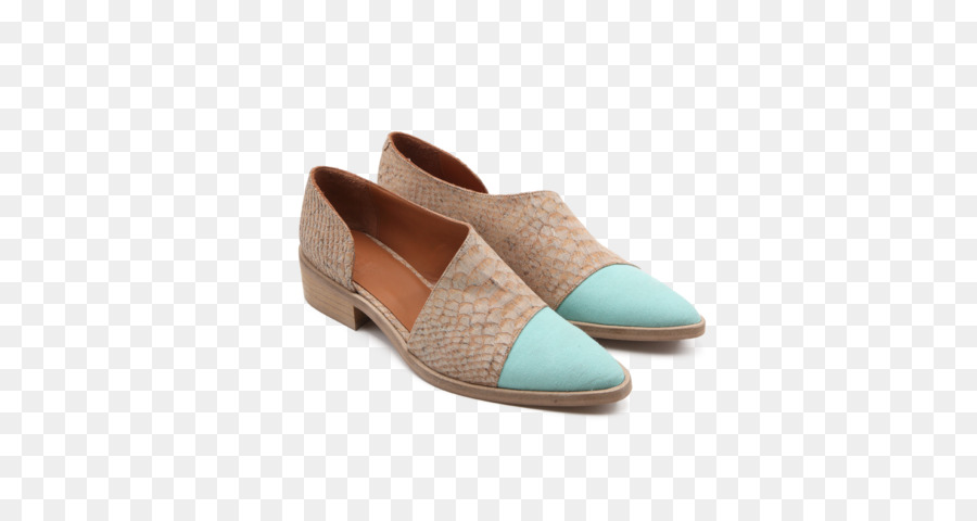 Schuh Sandale Walking-Keil-Mokassin - mint-heels