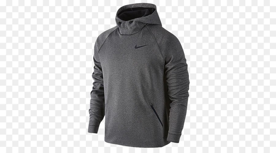 Hoodie Nike Kleidung T-shirt Polar fleece - heather charcoal Kleidung