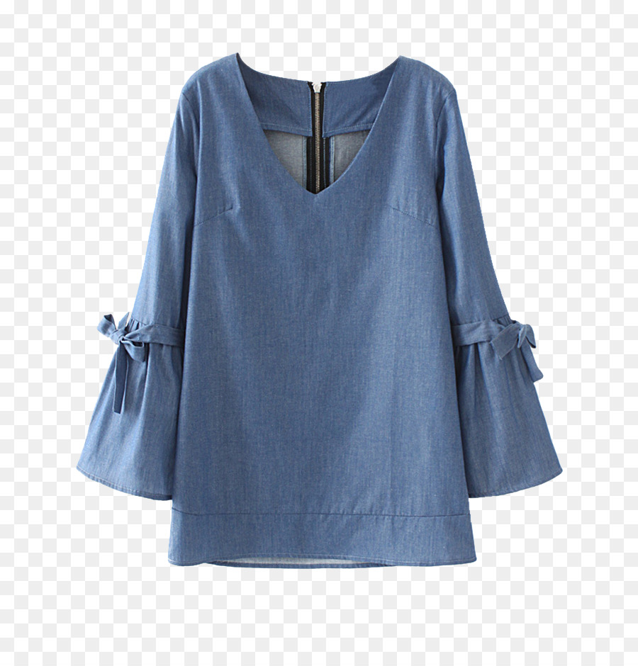 Bluse-Kleid-Sleeve-Kleidung Lace - Langarm swing Kleid