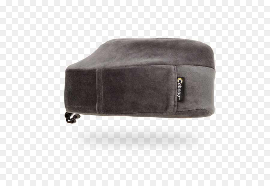CABEAU Besten Memory Foam Evolution Reisekissen und Nackenkissen mit erhöhten Support Seiten, Rücken und Kleine Tragbare Tasche - go go pillow Grau