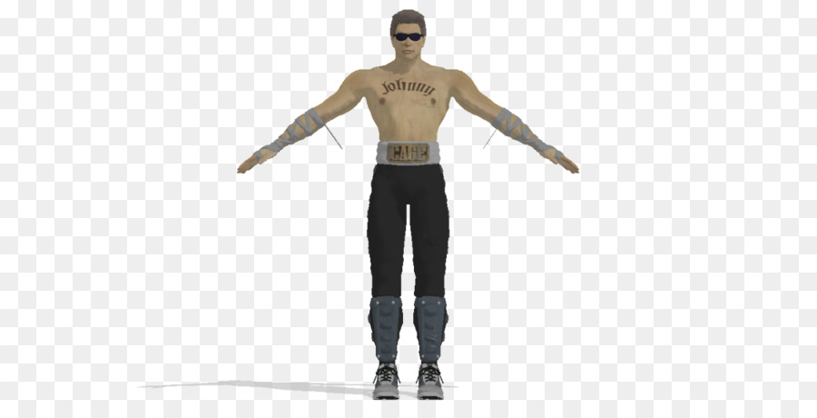 Schulter-Menschliche Körperliche fitness Sportswear Knie - johnny cage Kostüm