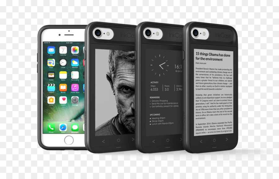 OAXIS InkCase Per iPhone 7 - Nero Inchiostro elettronico E-reader, Smartphone - migliore amico di casi del telefono di iphone 4