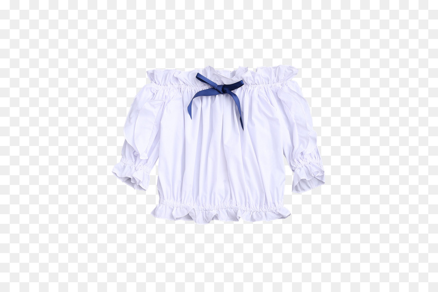 Bluse Ärmel Schulter - off white Hemd aus denim