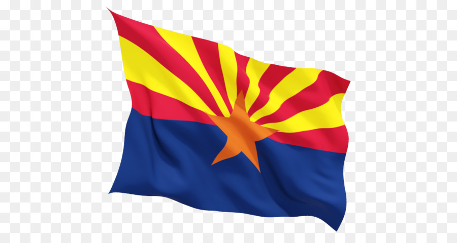 Flagge des US-Bundesstaat Arizona State flag - flatternde us Flagge