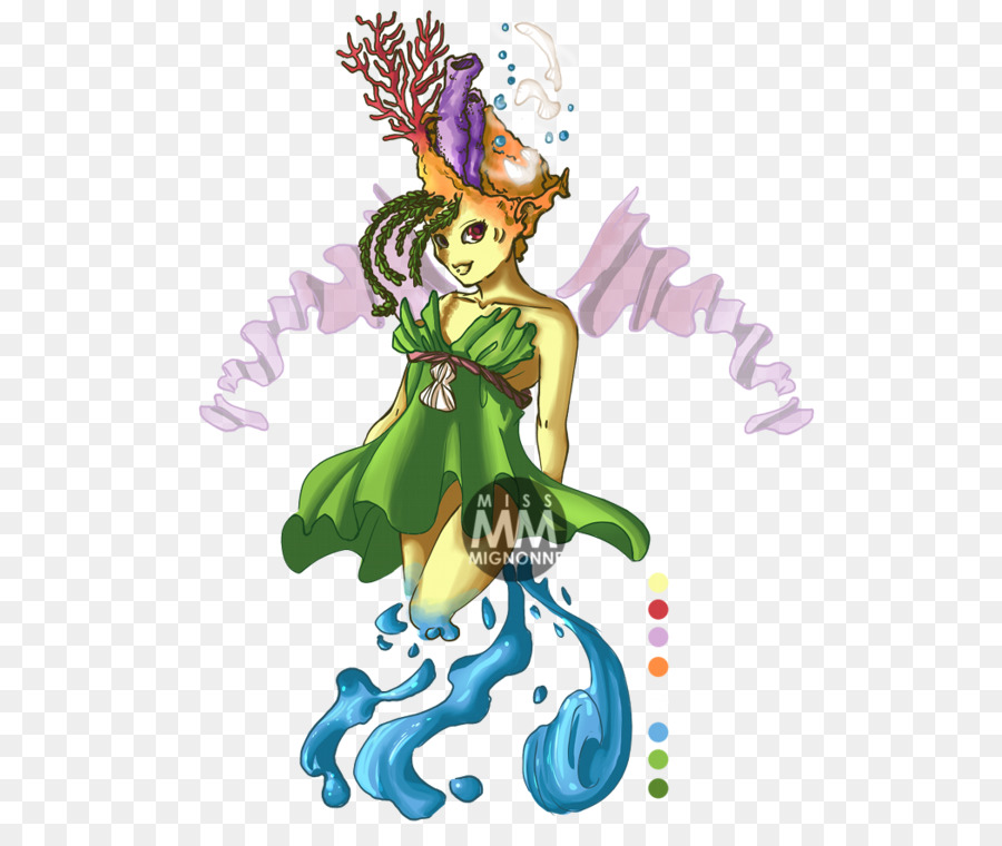 Clip art Blume, Illustration Fairy Figur - Meer Sprite