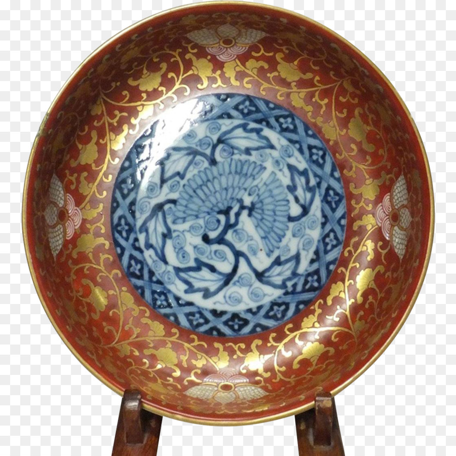 Teller Imari ware Blau und weiß Keramik Keramik - japanische Keramik
