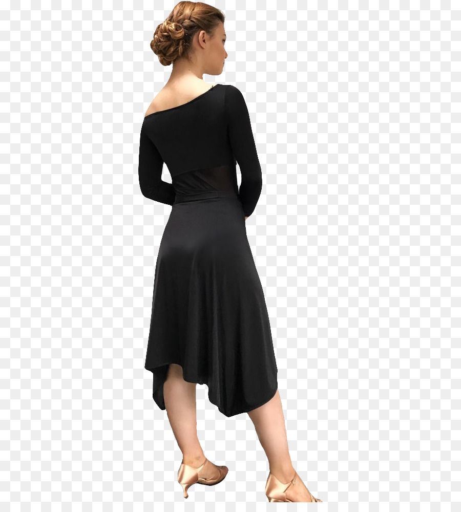 Kleine schwarze Kleid, Taille LITEX Kleid der Frauen mit křidélkovým ärmel. 90304901 schwarz M Ärmel - Wickelrock