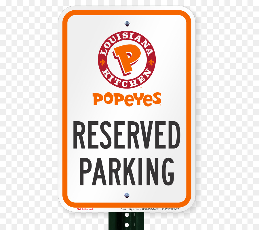 Signage Marke Fahrzeug Produkt Parkplatz - Popeyes Restaurant