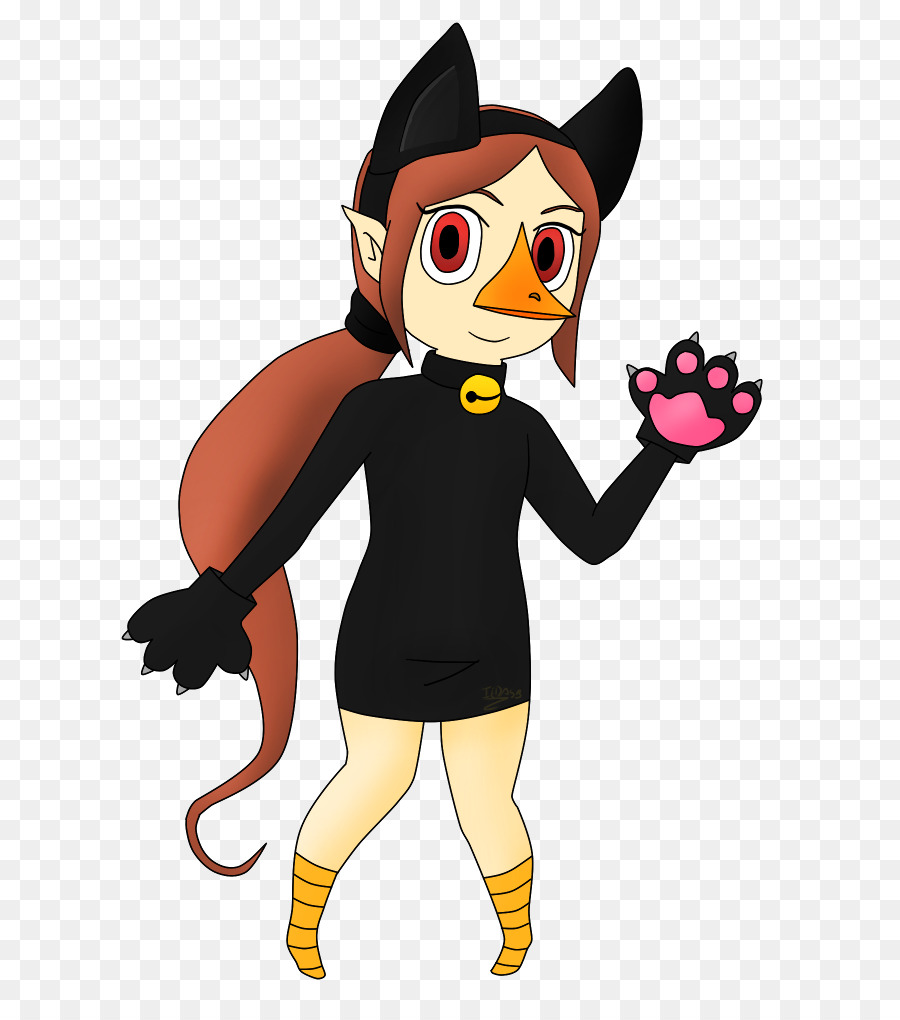 Halloween-Kostüm Katze Maskottchen - schwarze Katze Kostüm