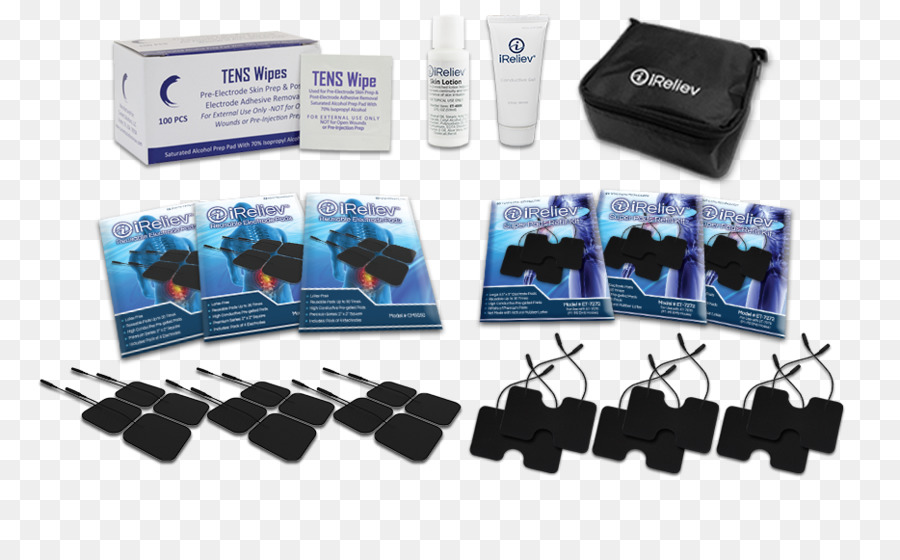 Ireliev Elektrode Value Pack TENS EMS Pads 40 2 x 2 Wiederverwendbare Premium-Sanitär-Serviette Elektro-Muskel-stimulation Gel - Haut den rechten arm Muskel