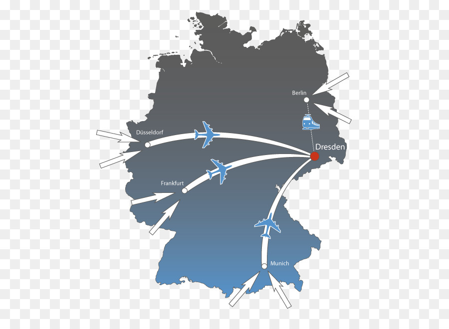 Đức Véc tơ đồ miễn phí tiền bản Quyền Clip nghệ thuật Chứng minh họa - chuyến bay trực tiếp bản đồ