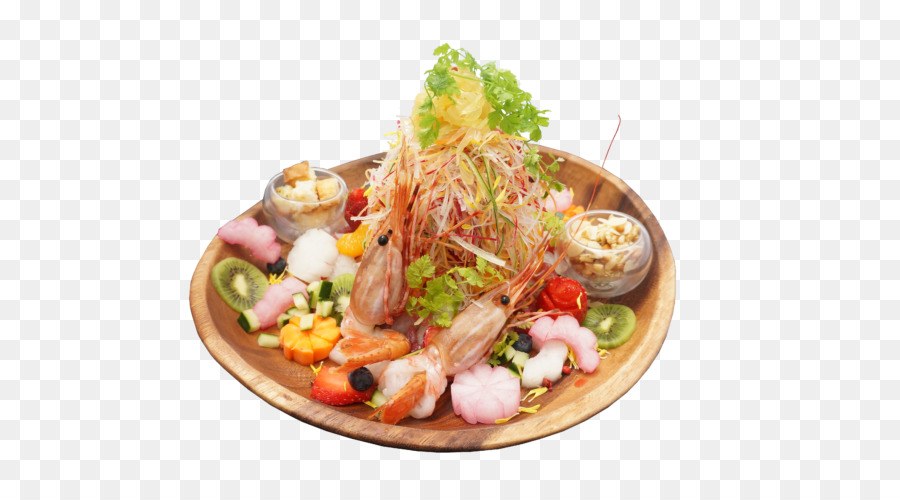 Ẩm thực thái Chuột na Phát si-io màu Xanh lá cây cà ri Salad - sashimi salad