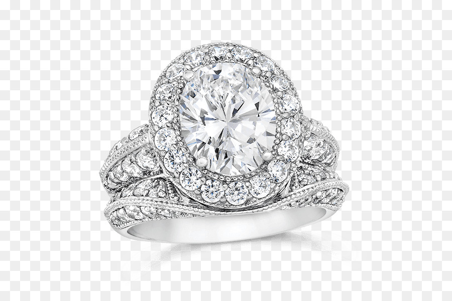 Kanadische Diamanten Verlobungsring Gold - oval Verlobungsringe