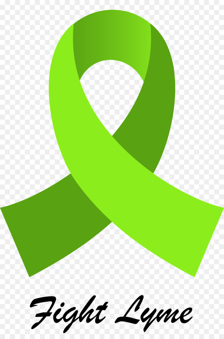 Chronische Lyme-Borreliose Symptom Grünes Band - Kalk-Krankheit