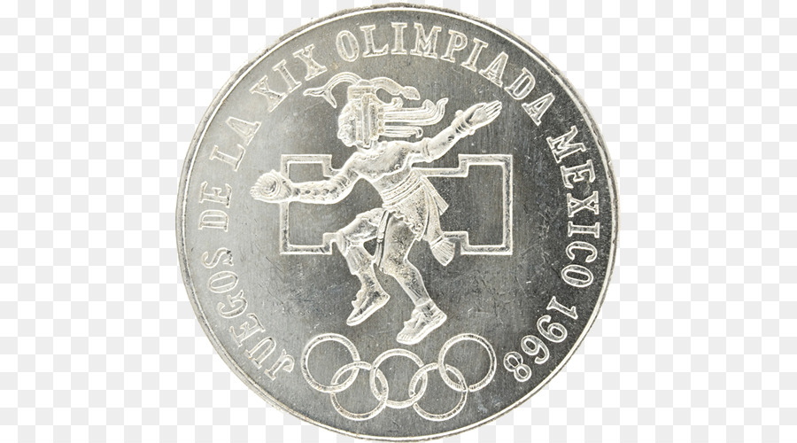 Bạc, đồng xu Tiền của Mexico đồng tiền La mã - Năm 1968 hy lạp tiền xu