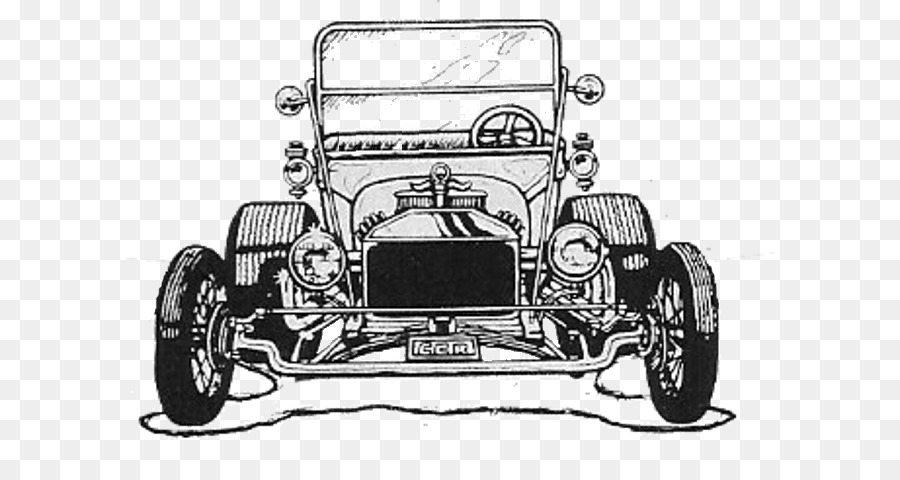 Oldtimer Ford Model T Hot rod T-bucket - cutome auto-Körper vor und nach