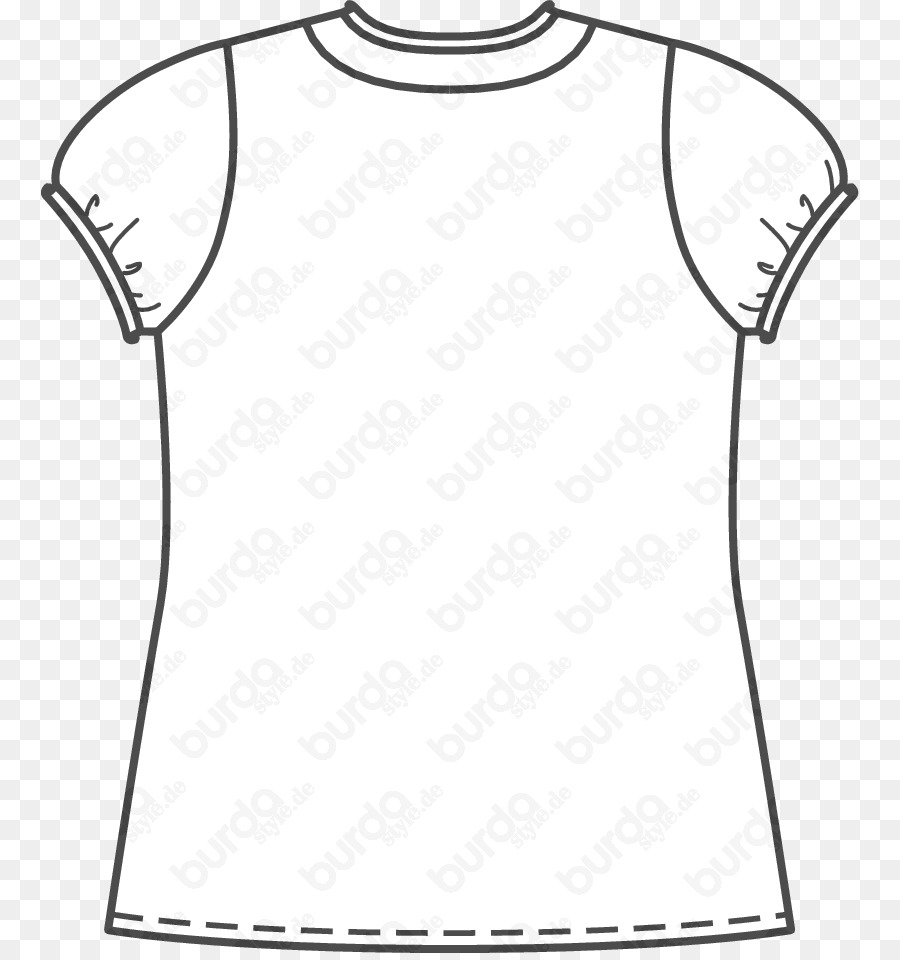 T-shirt-Muster Burda Style Mode Bluse - crepe china