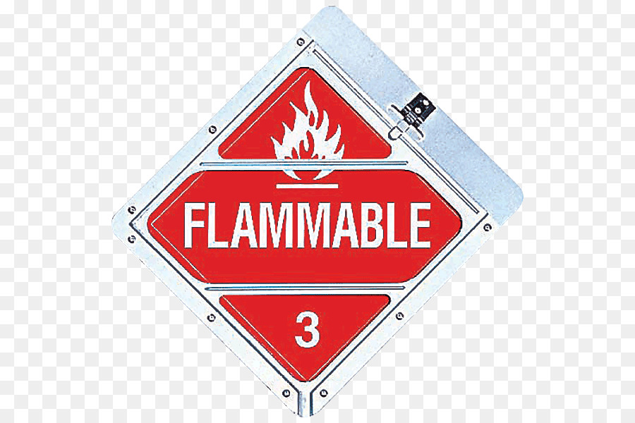 Hazmat Class 3 Flammable Liquids Red