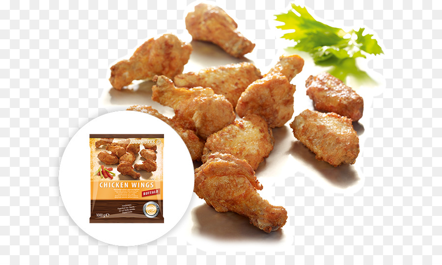 Knusprig gebratene chicken Chicken nugget Buffalo wing Chicken fingers - vegan, buffalo chicken nuggets