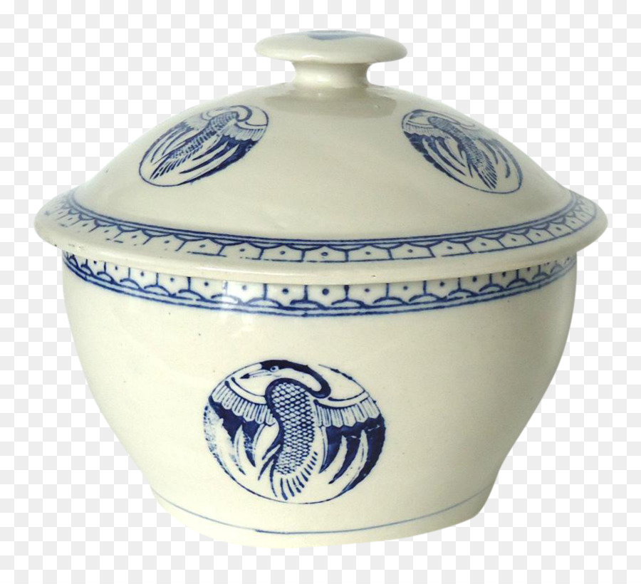 Blaue und weiße Keramik-Keramik-Porzellan-Deckel - Wiederherstellung hardware-weißes Geschirr