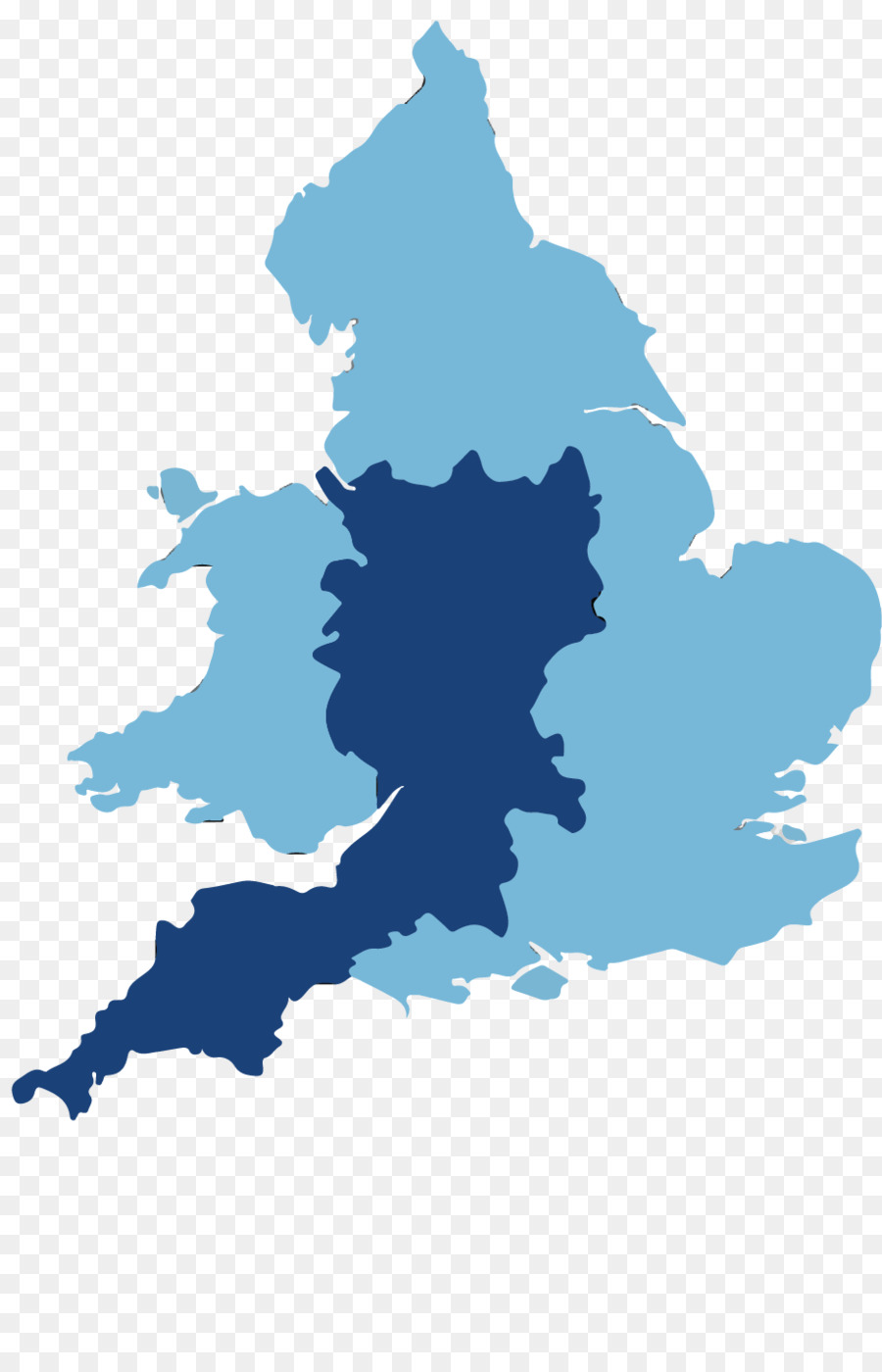 Isole britanniche Inghilterra grafica Vettoriale mappa Vuota - bagno e north east somerset